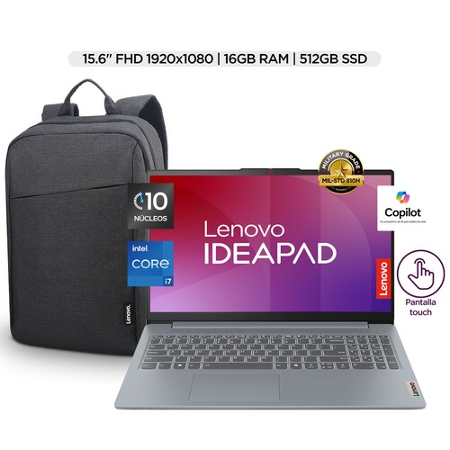 Laptop Touch Lenovo Ip Slim 3 Intel Core I7 16 Gb Ram 512 Gb