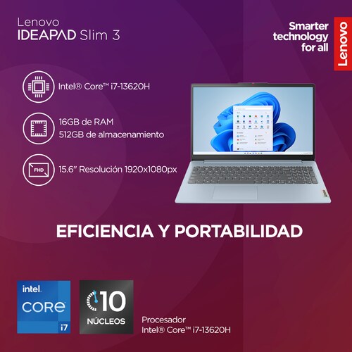 Laptop Touch Lenovo Ip Slim 3 Intel Core I7 16 Gb Ram 512 Gb