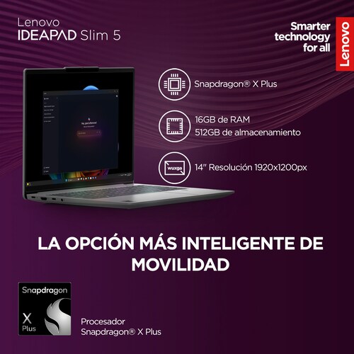 Laptop Lenovo Ideapad Slim 5 Snapd X 16 Gb Ram 512 Gb