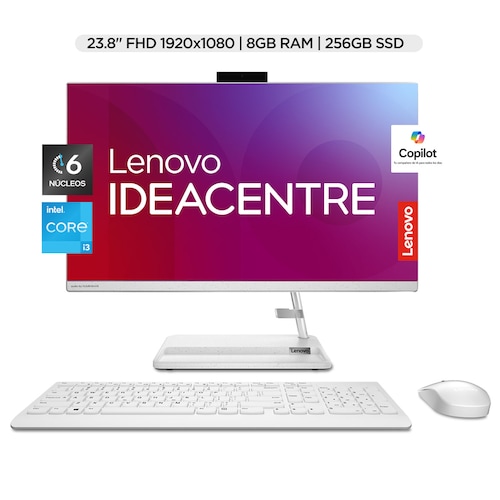 Desktop Aio 3 Lenovo Intel Core I3 8 Gb Ram 256 Gb