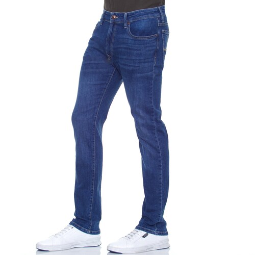 Jeans Slim Fit Moda Silver Plate para Hombre Universitario