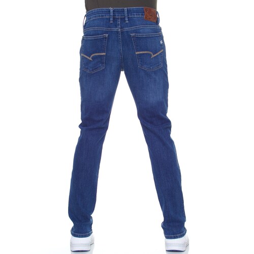 Jeans Slim Fit Moda Silver Plate para Hombre Universitario