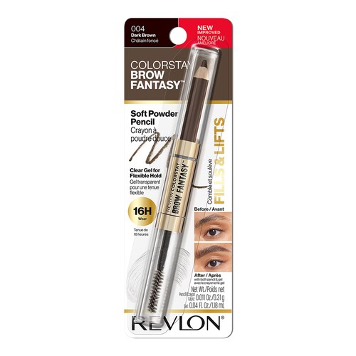 Lápiz para Cejas Colorstay Brow Fantasy Dark Brown Revlon