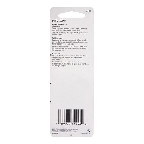 Sacapuntas Universal Points Harpener Revlon