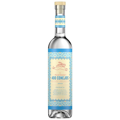 Mezcal 400 Conejos Joven Espadín 38% 12/700 Ml