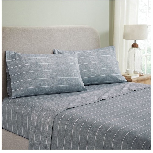 Sábana Queen Size Gris Home Nature