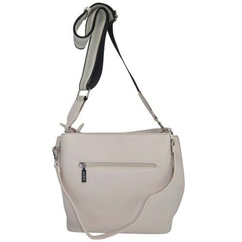 Bolso Crossbody Huser Beige para Mujer
