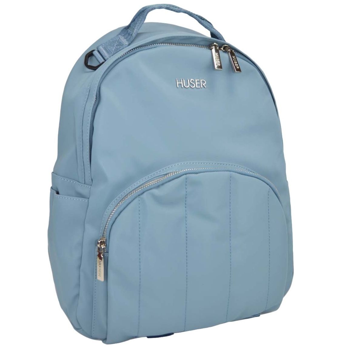 Bolso Backpack Huser Azul para Mujer