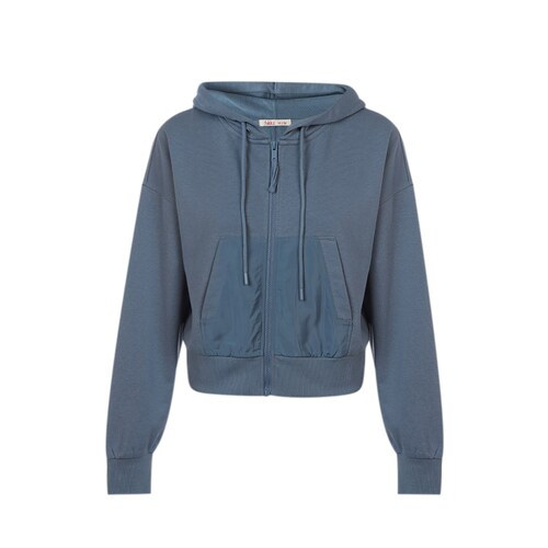 Sudadera Abierta con Capucha Fukka para Mujer