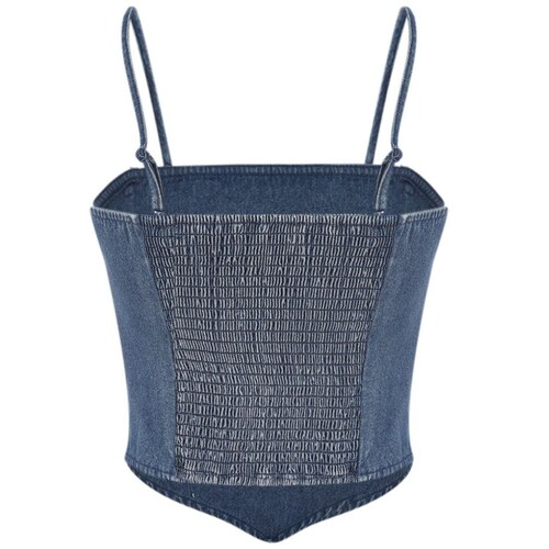 Top Paliacate con Smock Fukka para Mujer