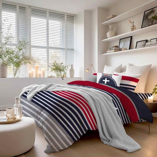 Paquete de Cama Individual Azul Marino Polo One By Inbed