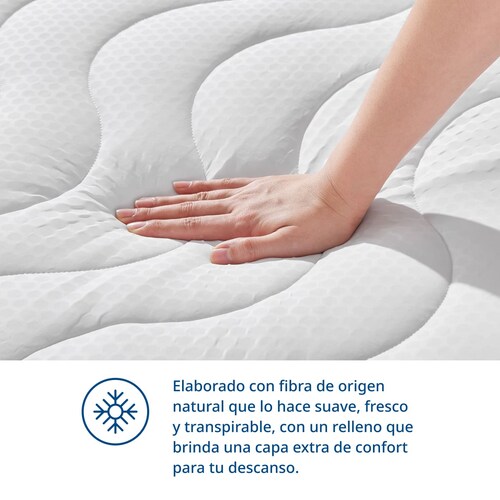 Luuna Protector Cooling Queen Size Blanco