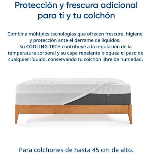 Luuna Protector Cooling King Size Blanco