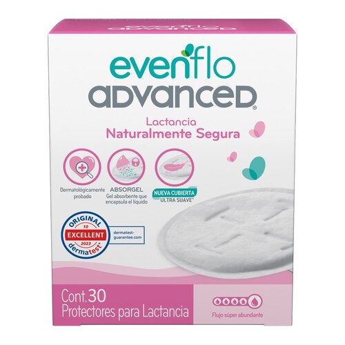 Protectores para Lactancia de 30 Piezas Evenflo