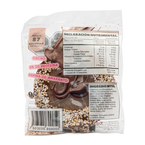 Oblea Rellen Sabor Avellana Amarea 50G