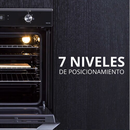 Horno a Gas Slim Line Softtouch con Convección, Grill y Rosticero 60 Cm Delonghi