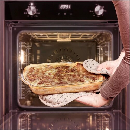 Horno a Gas Slim Line Softtouch con Convección, Grill y Rosticero 60 Cm Delonghi