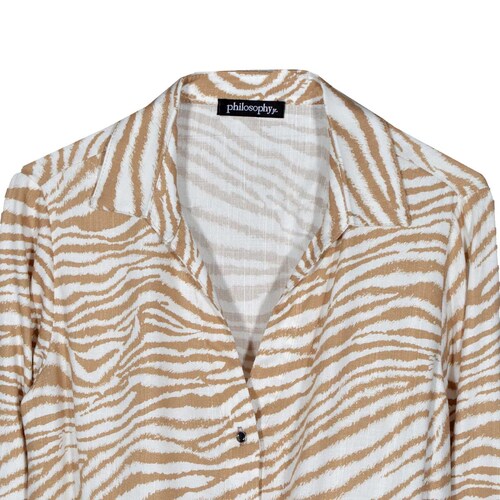 Blusa Animal Print Cebra Philosophy para Mujer