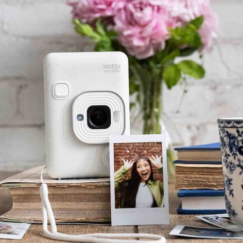 Cámara Fujifilm Instax Mini Liplay Blanca