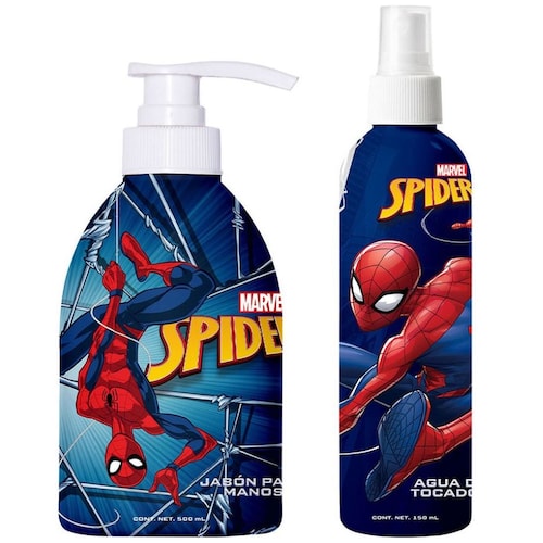 Set Jabón para Manos 500 Ml + Body Mist Spiderman 150Ml