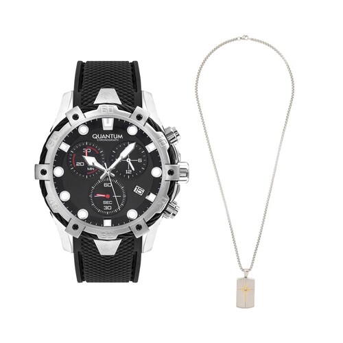 Set Reloj Quantum Qtboxrj22 para Hombre