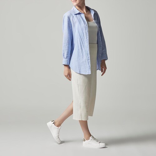 Tenis Casual Estampado Liso, Talón Color Dorado G By Guess
