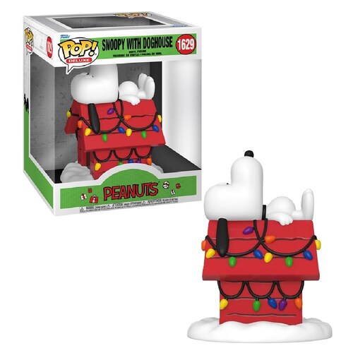 Funko Pop Deluxe: Peanuts Charlie Brown - Snoopy con Casita