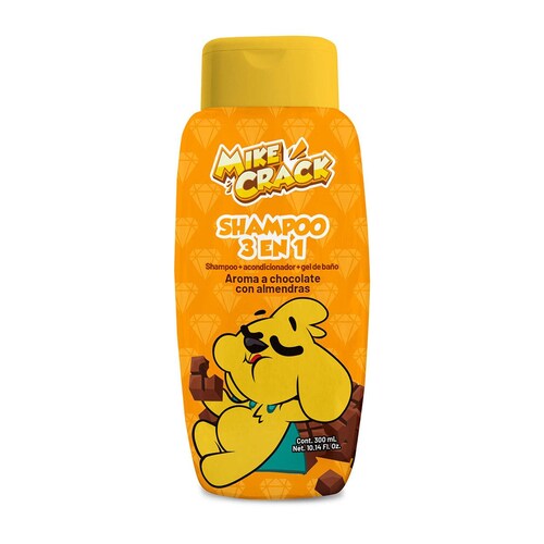 Shampoo 3 en 1 Aroma a Chocolate con Almendras Mikecrack
