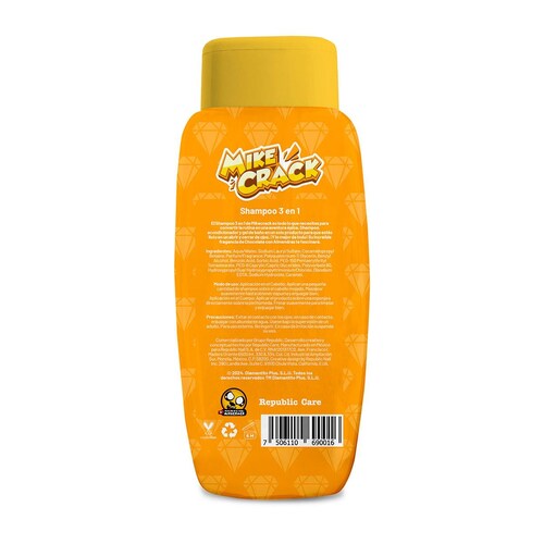 Shampoo 3 en 1 Aroma a Chocolate con Almendras Mikecrack