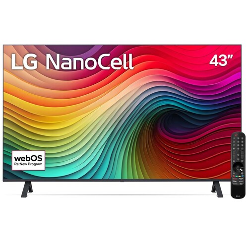 Pantalla LG Nanocell 43 Pulgadas 4K Smart Tv Thinq Ai 43Nano80Tsa