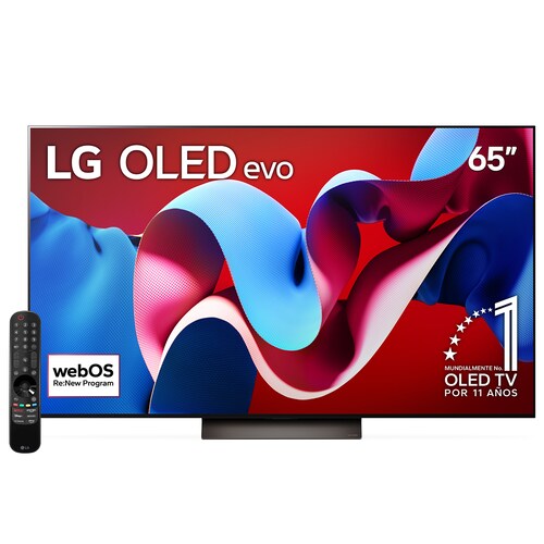 Pantalla LG Oled Evo 65 Pulgadas 4K Smart Tv con Thinq Ai Oled65C4Psa