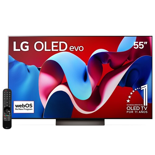 Pantalla LG Oled Evo 55 Pulgadas 4K Smart Tv con Thinq Ai Oled55C4Psa