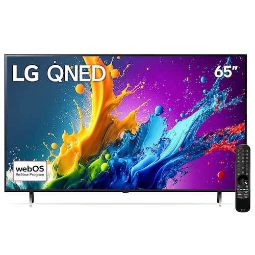 Pantalla LG Qned 65 Pulgadas 4K Smart Tv con Thinq Ai 65Qned80Tsa