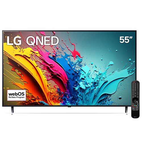Pantalla LG Qned 55 Pulgadas 4K Smart Tv con Thinq Ai 55Qned85Tsa