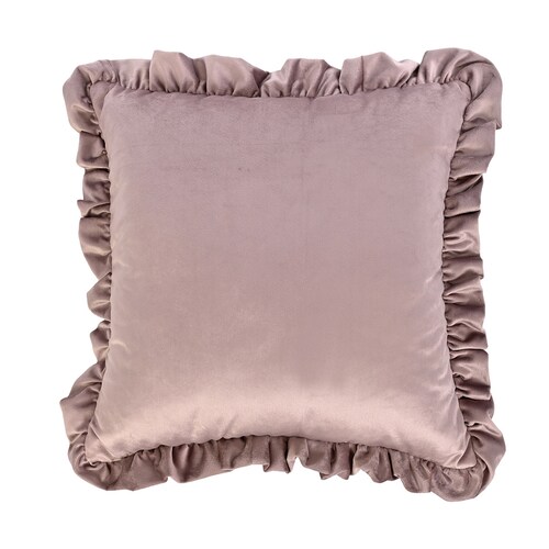 Cojín Ruffle Color Lila Vintage Home