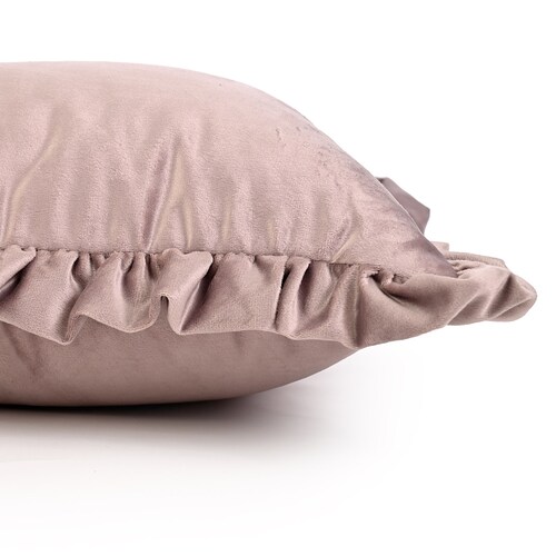 Cojín Ruffle Color Lila Vintage Home