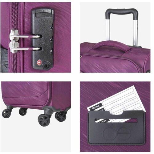 Maleta Muric 20" Morado Cloe