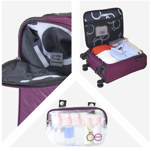 Maleta Muric 20" Morado Cloe