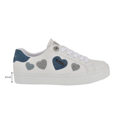 Tenis Estampado Liso Guess para Mujer