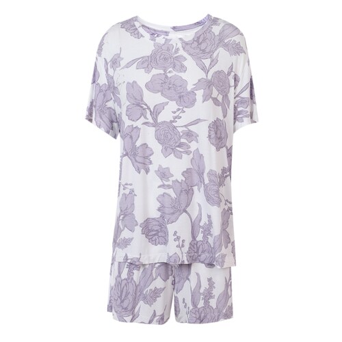 Pijama Manga Corta y Short Lifestyler para Mujer
