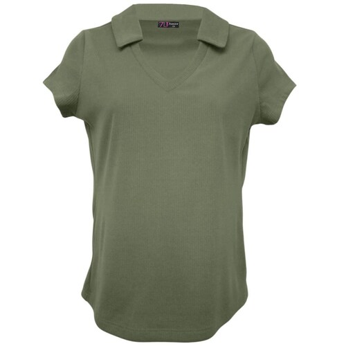 Playera Lisa Manga Corta 7Junior para Mujer Junior