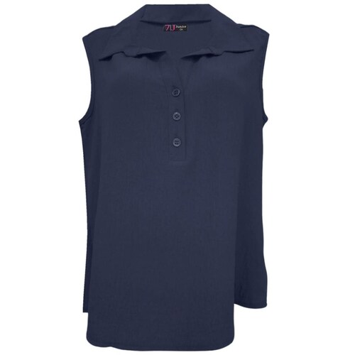 Blusa Cuello Camisero 7Junior para Mujer Junior