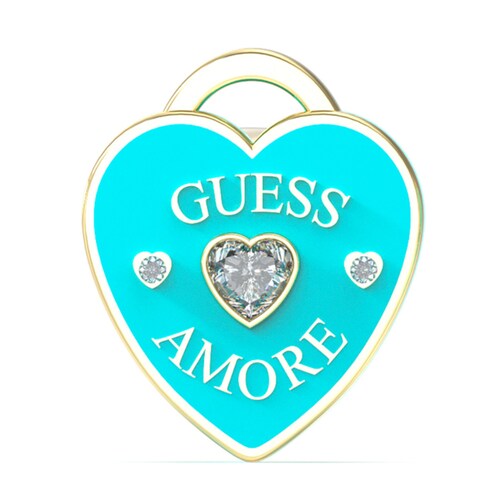 Aretes Acero 14Mm Dorado Guess Amore