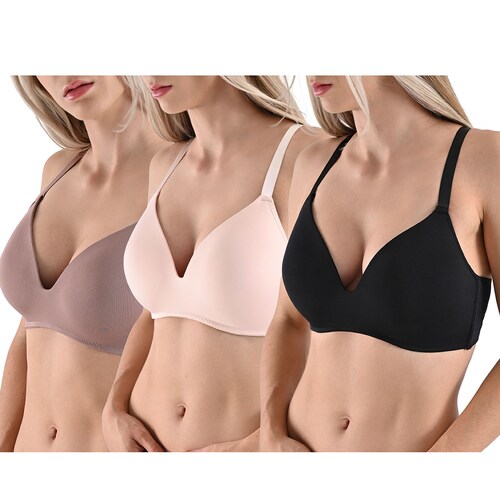 Paquete 3 Bras Confortbra Rachel Roy para Mujer