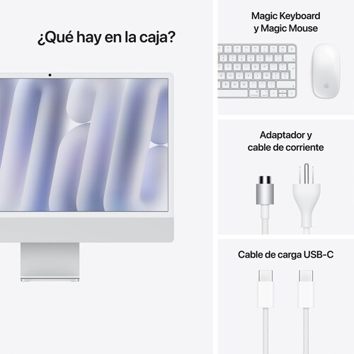 Imac 24 Chip M4 16 Gb Ram 256 Ssd Plata