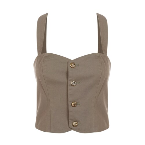 Top Gabardina Fukka para Mujer Junior