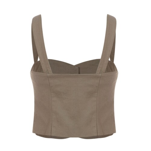 Top Gabardina Fukka para Mujer Junior