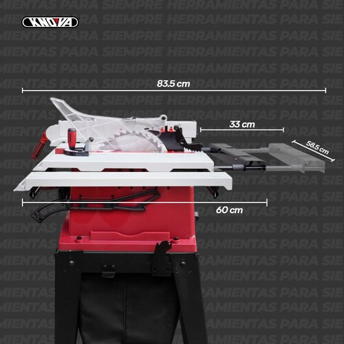 Sierra de Mesa con Extensiones de 10" Knova