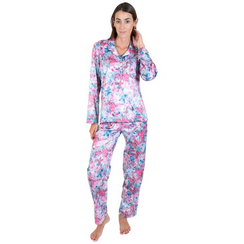 Conjunto Pijama Lifestyler Pantalón Satín para Mujer