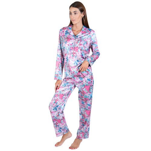 Conjunto Pijama Lifestyler Pantalón Satín para Mujer